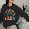 New Yaya Wildflower First Birthday & Baby Shower Women Sweatshirt Gifts for Her