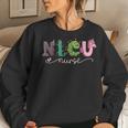 Nicu Nurse Cute Baby Animal Nursing Appreciation Women Sweatshirt Gifts for Her