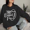 Nummer 52'S Größte Fan Fußball Spieler Mama Papa Familie Sweatshirt Frauen Geschenke für Sie