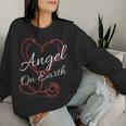 Nurse Cute Doctor er Angel On Earth Nurse Women Sweatshirt Gifts for Her