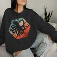 Octopus Retro Vintage Silhouette Vintage Retro Colors Women Sweatshirt Gifts for Her