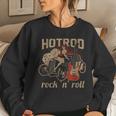 Old Car Rockabilly Hot Rod Rock 'N' Roll Pin-Up Girl Women Sweatshirt Gifts for Her