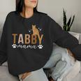 Orange Tabby Cat Mama Boho Orange Tabby Cat Owner Women Sweatshirt Gifts for Her