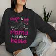 Papa & Ich Sind Uns Einig Mama Ist Der Beste Mutter Papa & Sweatshirt Frauen Geschenke für Sie