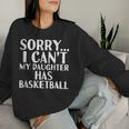 Papa Mama Meine Tochter Hat Basketball Sweatshirt Frauen Geschenke für Sie