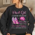 Pisces Girl Birthday High Heels Dripping Lips Women Women Sweatshirt Gifts for Her