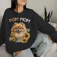 Pomeranian Mom Pom Dog Mama Women Sweatshirt Gifts for Her