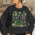 Potted Plant Lady Women Sweatshirt Gifts for Her