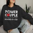 Power Couple Christian Couples Matching Valentines Day Women Sweatshirt Gifts for Her