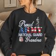 Proud Army National Guard Grandma Air Force Veterans Day Women Sweatshirt Gifts for Her