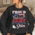 Proud Army National Guard Sister US Military Women Sweatshirt Gifts for Her