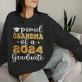 Proud Grandma Of A 2024 Graduate Class Of 2024 Graduation Women Sweatshirt Gifts for Her