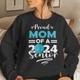 Proud Mom Of A 2024 Senior Graduate Senior Bowling Women Sweatshirt Gifts for Her