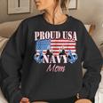 Proud Usa Navy Mom Patriotic Service Women Sweatshirt Gifts for Her