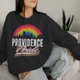 Providence Pride Lgbt Lesbian Gay Bisexual Rainbow Lgbtq Women Sweatshirt Gifts for Her