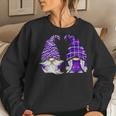 Purple Gnome Spring Aesthetic For And Summer Lavender Women Sweatshirt Gifts for Her