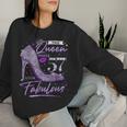 This Queen Makes 57 Looks Fabulous 57Th Birthday Women Women Sweatshirt Gifts for Her