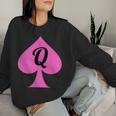 Queen Of Spades Clothes For Qos Women Sweatshirt Gifts for Her