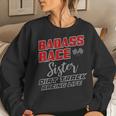 Race Sister Stock Car Dirt Track Racing Women Sweatshirt Gifts for Her