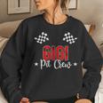 Racing Car Grandma Of The Birthday Boy Gigi Pit Crew Women Sweatshirt Gifts for Her