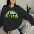 Rainbow Labor And Delivery Nurse Saint Patrick's Day Nicu Women Sweatshirt Gifts for Her