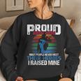 I Raised My Hero Army For Military Veteran Mom Idea Women Sweatshirt Gifts for Her