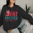 Rat Brother Costume Rat Sunglasses Rodent Lover Father's Day Women Sweatshirt Gifts for Her