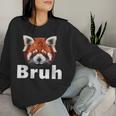 Red Panda Bruh Women Sweatshirt Gifts for Her