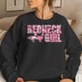 Redneck Girl Pink Camouflage With Two Ducks Women Sweatshirt Gifts for Her
