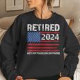 Retired 2024 Decoration Retirement Women Sweatshirt Gifts for Her