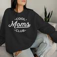 Retro Cool Moms Club Family Mom Pocket Women Sweatshirt Gifts for Her