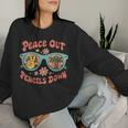 Retro End Of School Year Teacher Summer Last Day Women Sweatshirt Gifts for Her