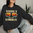 Retro Schools Out For Summer Last Day Of School Teacher Boy Women Sweatshirt Gifts for Her