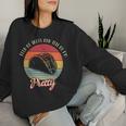 Retro Vintage Style Feed Me Tacos And Tell Me I'm Pretty Women Sweatshirt Gifts for Her