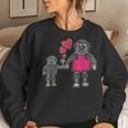 Robot Mom Mother And Son Love Women Sweatshirt Gifts for Her