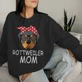 Rottweiler Dog Mom Sunglasses Bandana Women Sweatshirt Gifts for Her