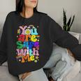 You Are Safe With Me Rainbow Pride Lgbtq Gay Transgender Women Sweatshirt Gifts for Her