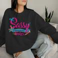 Sassy Scrapbooking Sister Fun Crafting Women Sweatshirt Gifts for Her