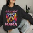 Schnauzer Dog Breed Pet Schnauzer Mama Sweatshirt Frauen Geschenke für Sie