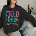 School Field Day Fun Tie Dye Field Day 2024 Teacher Women Sweatshirt Gifts for Her