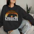 Schwuler Beefy Daddy Georgia Lgbtq Regenbogen Schwuler Papa Bear Pride Sweatshirt Frauen Geschenke für Sie