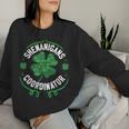 Shenanigans Coordinator Teacher St Patrick Day Clover Green Women Sweatshirt Gifts for Her