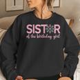 Sister Of The Birthday Girl Winter Onederland 1St Birthday Women Sweatshirt Gifts for Her