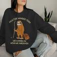 Sloth Hiking Team Hiking Group Sweatshirt Frauen Geschenke für Sie
