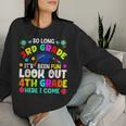 So Long 3Rd Grade Graduation 4Th Grade Here I Come 2024 Women Sweatshirt Gifts for Her
