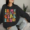 In My Softball Girl Era Retro Softball For Girl Women Women Sweatshirt Gifts for Her