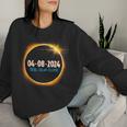 Solar Eclipse 2024 American Totality Astronomy Women Sweatshirt Gifts for Her