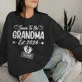 Soon To Be Grandma Again Est 2024 New Mom Women Sweatshirt Gifts for Her