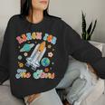 Space Lover Teacher Life Back To School Reach For The Stars Women Sweatshirt Gifts for Her