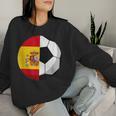 Spanien Flagge Fußball Mama Spanischer Fußball Papa Sweatshirt Frauen Geschenke für Sie